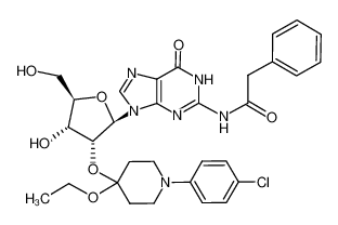 263009-03-6 spectrum, 2'-O-[1-(4-Chlorophenyl)-4-ethoxypiperidin-4-yl]-2-N-(phenylacetyl)guanosine