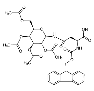 Nα-fluoren-9-ylmethoxycarbonyl-Nγ-(2,3,4,6-tetra-O-acetyl-β-D-galactopyranosyl)-L-asparagine