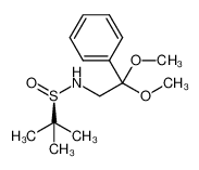 1386376-70-0 spectrum, (R)-N-tert-butanesulfinyl 2,2-dimethoxy-2-phenylethylamine