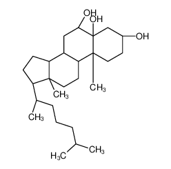 (8S,9S,10R,13R,14S,17R)-10,13-dimethyl-17-[(2R)-6-methylheptan-2-yl]-1,2,3,4,6,7,8,9,11,12,14,15,16,17-tetradecahydrocyclopenta[a]phenanthrene-3,5,6-triol 115510-05-9