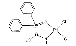 154719-38-7 structure, C13H14Cl2N2OPPd