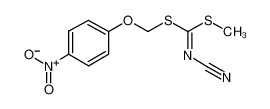 METHYL [(4-NITROPHENOXY)METHYL]CYANOCARBONIMIDODITHIOATE 109349-04-4