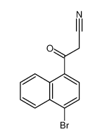 3-(4-bromonaphthalen-1-yl)-3-oxopropanenitrile 374926-06-4