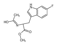 methyl (2R)-2-acetamido-3-(6-fluoro-1H-indol-3-yl)propanoate 1234842-62-6