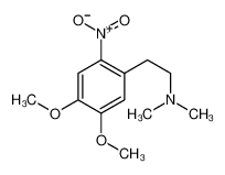 2-(4,5-dimethoxy-2-nitrophenyl)-N,N-dimethylethanamine 57267-14-8