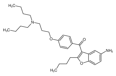 (5-氨基-2-丁基-3-苯并呋喃基)[4-[3-(二丁基氨基)丙氧基]苯基]甲酮
