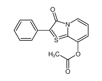 32002-92-9 8-acetyloxy-2-phenyl-[1,3]thiazolo[3,2-a]pyridin-4-ium-3-olate