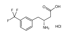 (3R)-3-amino-4-[3-(trifluoromethyl)phenyl]butanoic acid,hydrochloride 269726-73-0