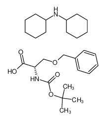 N-cyclohexylcyclohexanamine,(2S)-2-[(2-methylpropan-2-yl)oxycarbonylamino]-3-phenylmethoxypropanoic acid 10342-01-5