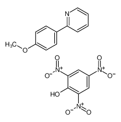 2-(4-methoxyphenyl)pyridine,2,4,6-trinitrophenol 5324-53-8