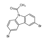 1-(3,6-dibromocarbazol-9-yl)ethanone 38573-63-6