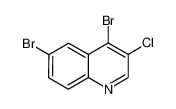 927801-50-1 structure, C9H4Br2ClN