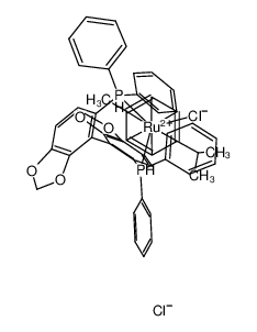 CHLORO[(R)-(+)-5,5'-BIS(DIPHENYLPHOSPHINO)-4,4'-BI-1,3-BENZODIOXOLE](P-CYMENE)RUTHENIUM(II) CHLORIDE 944451-28-9