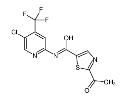 1095825-46-9 structure, C12H7ClF3N3O2S