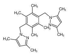 1,1'-[(2,3,5,6-tetramethylbenzene-1,4-diyl)dimethanediyl]bis(3,5-dimethyl-1H-pyrazole)