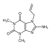 8-amino-1,3-dimethyl-7-prop-2-enylpurine-2,6-dione 135574-30-0