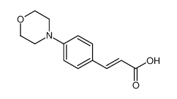 3-(4-morpholin-4-ylphenyl)prop-2-enoic acid 66377-37-5