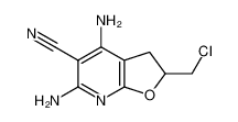 4,6-diamino-2-(chloromethyl)-2,3-dihydrofuro[2,3-b]pyridine-5-carbonitrile 68913-66-6