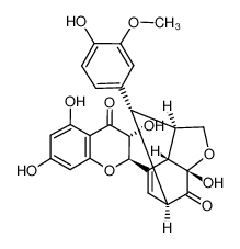 29782-68-1 structure, C25H22O10