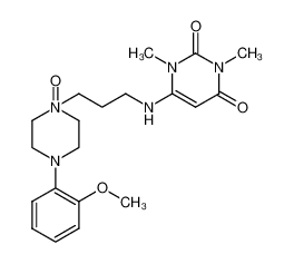 6-{3-[4-(2-methoxy-phenyl)-1-oxy-piperazin-1-yl]-propylamino}-1,3-dimethyl-1H-pyrimidine-2,4-dione