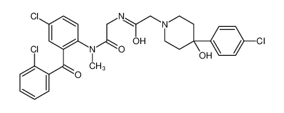 59180-47-1 structure, C29H28Cl3N3O4