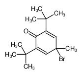 1669-36-9 spectrum, 4-bromo-2,6-ditert-butyl-4-methylcyclohexa-2,5-dien-1-one