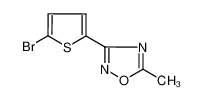 3-(5-bromothiophen-2-yl)-5-methyl-1,2,4-oxadiazole 180530-13-6