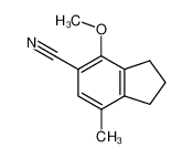 4-methoxy-7-methyl-2,3-dihydro-1H-indene-5-carbonitrile 175136-10-4