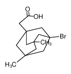 17768-38-6 spectrum, 3-Brom-5,7-dimethyl-adamantan-essigsaeure-(1)