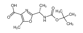 205648-17-5 spectrum, (S)-2-(1-(tert-butoxycarbonylamino)ethyl)-5-methyloxazole-4-carboxylic acid