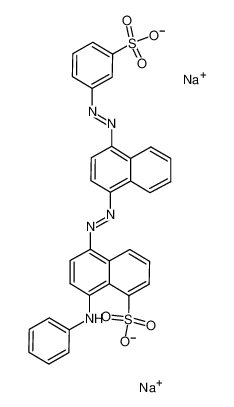 3351-05-1 structure, C32H21N5Na2O6S2