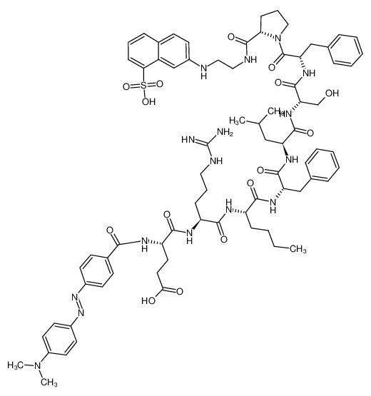 263718-22-5 structure, C76H98N16O15S