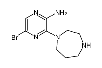 5-bromo-3-(1,4-diazepan-1-yl)pyrazin-2-amine 893612-22-1