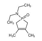 N,N-diethyl-3,4-dimethyl-1-oxo-2,5-dihydro-1λ<sup>5</sup>-phosphol-1-amine 39997-44-9