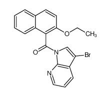 3-溴-1-(2-乙氧基萘甲酰基)-7-氮杂吲哚