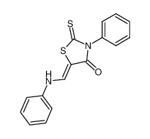 3-phenyl-5-anilinomethylenerhodanine 78872-46-5