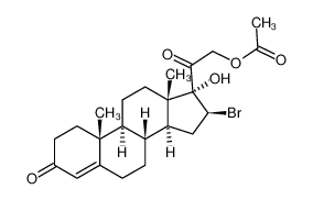 [2-[(8R,9S,10R,13S,14S,16S,17R)-16-溴-17-羟基-10,13-二甲基-3-氧代-2,6,7,8,9,11,12,14,15,16-十氢-1H-环戊二烯并[a]菲-17-基]-2-氧代-乙基]乙酸酯