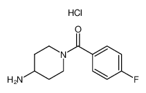 (4-aminopiperidin-1-yl)-(4-fluorophenyl)methanone,hydrochloride 139679-50-8