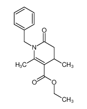 32402-73-6 1-benzyl-2,4-dimethyl-6-oxo-1,4,5,6-tetrahydro-pyridine-3-carboxylic acid ethyl ester