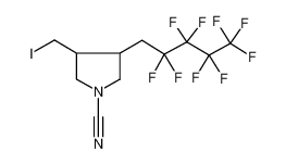 N-氰基-3-(碘甲基)-4-(1h,1H-九戊基)-吡咯烷