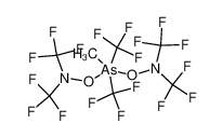 49538-80-9 spectrum, methylbistrifluoromethylarsenic di(bis(trifluoromethyl)nitroxide)