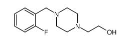 2-[4-[(2-fluorophenyl)methyl]piperazin-1-yl]ethanol 215654-93-6