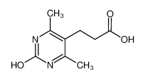 3-(4,6-dimethyl-2-oxo-1H-pyrimidin-5-yl)propanoic acid 937669-19-7