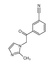 3-(2-Methylimidazol-1-yl-acetyl)-benzonitrile 431040-28-7