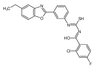 593238-52-9 structure, C23H17ClFN3O2S