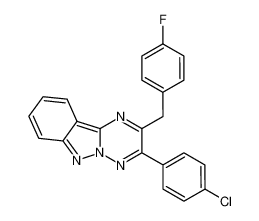 3-(4-chlorophenyl)-2-(4-fluorobenzyl)-1,2,4-triazino[2,3-b]indazole 1360554-97-7