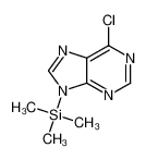 32865-86-4 structure, C8H11ClN4Si