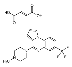 1350965-83-1 structure, C21H21F3N4O4