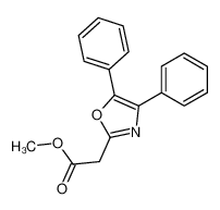 123705-52-2 methyl 2-(4,5-diphenyl-1,3-oxazol-2-yl)acetate