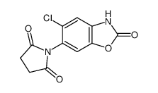 1-(5-氯-2,3-二氢-2-氧代-6-苯并恶唑基)-2,5-吡咯烷二酮